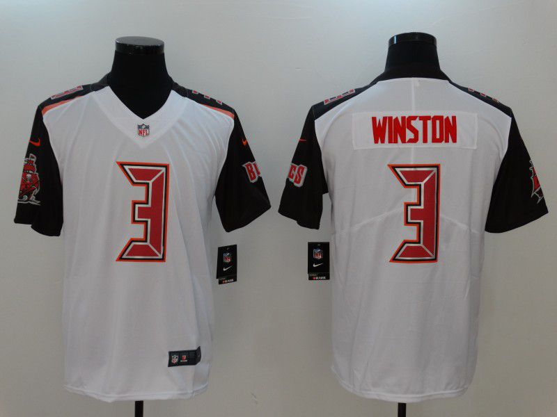 Men Tampa Bay Buccaneers #3 Winston White Nike Vapor Untouchable Limited NFL Jerseys